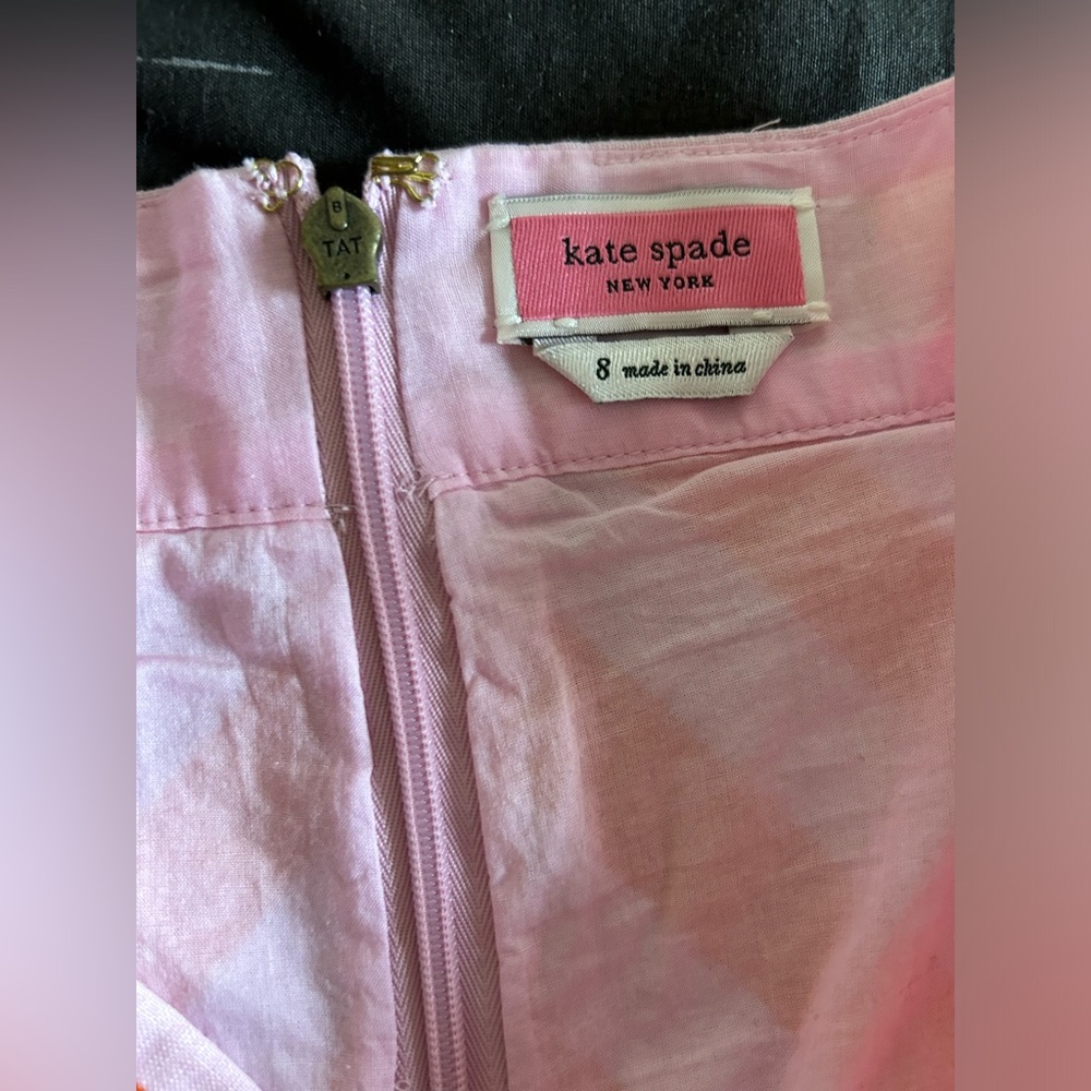 Kate Spade Deck Stripe Pink & Orange Skirt - Picture 5 of 9